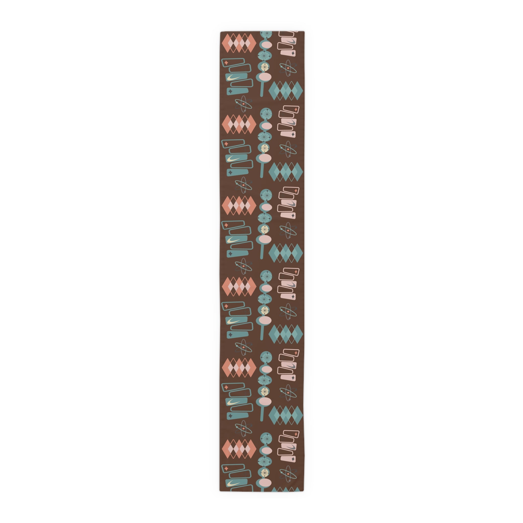 Mid Century Modern Retro Atomic 50s Table Runner