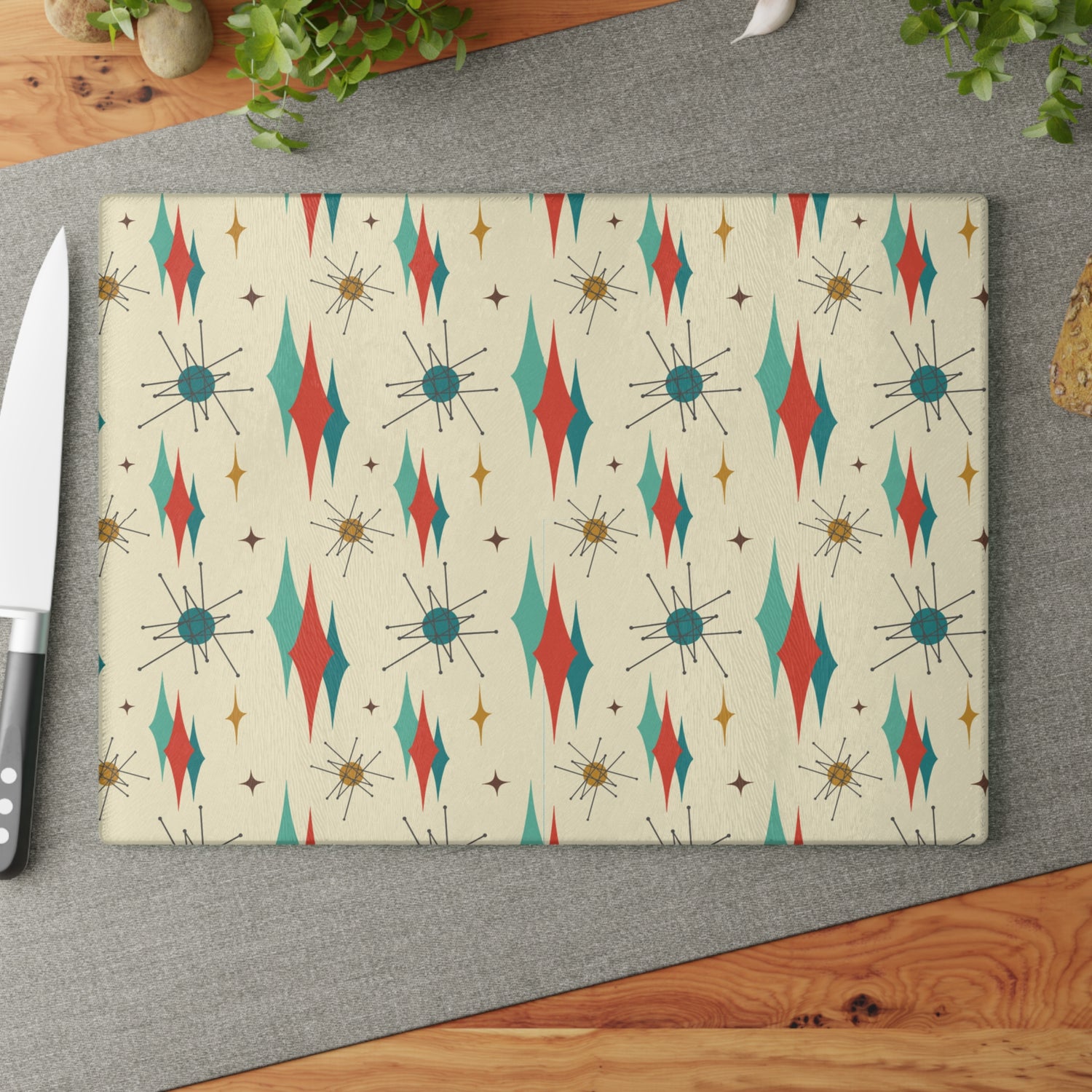 Franciscan Starburst Mid Century Modern Cutting Board