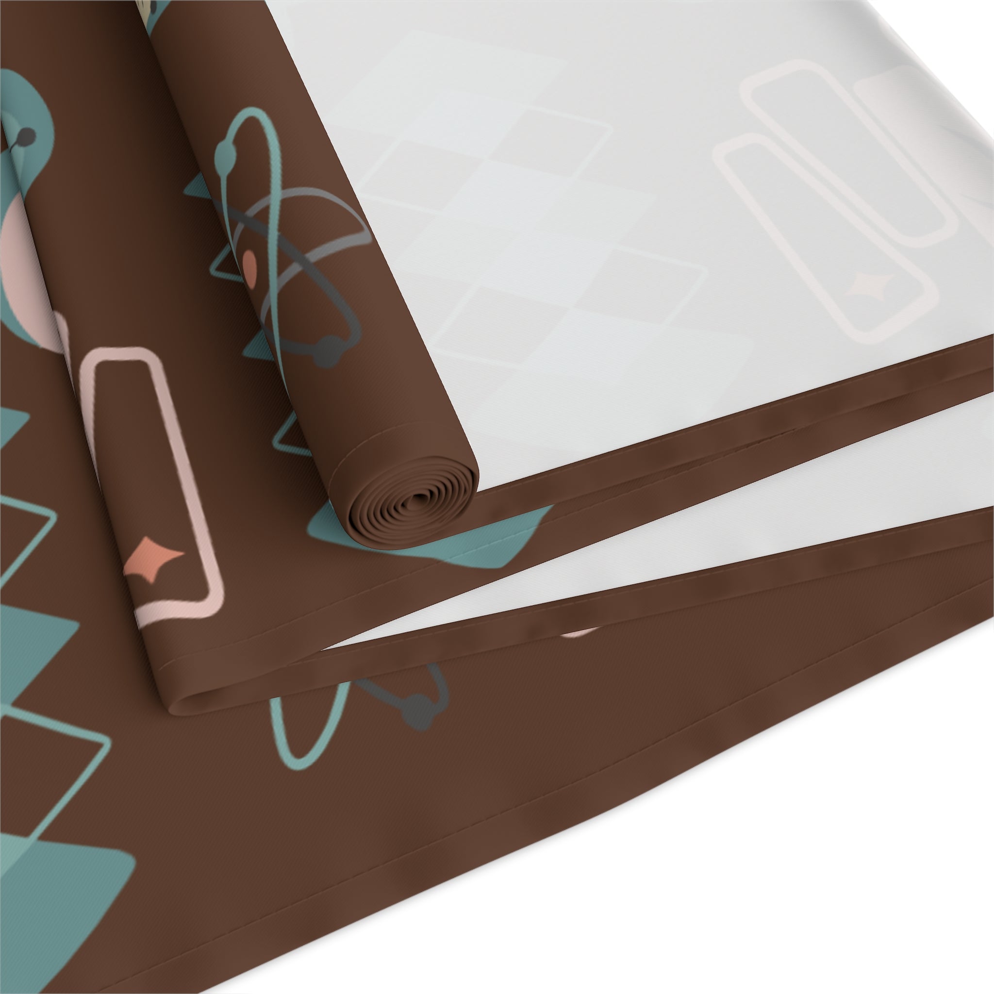 Mid Century Modern Retro Atomic 50s Table Runner