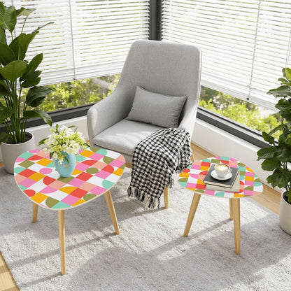 1960s Mod Geometric Mid Century Modern Nesting Tables