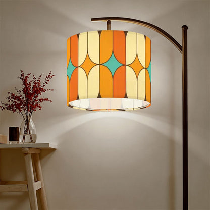 Groovy 70s Mod Geometric Mid Century Modern Retro Lamp Shade