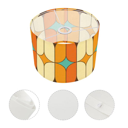 Groovy 70s Mod Geometric Mid Century Modern Retro Lamp Shade