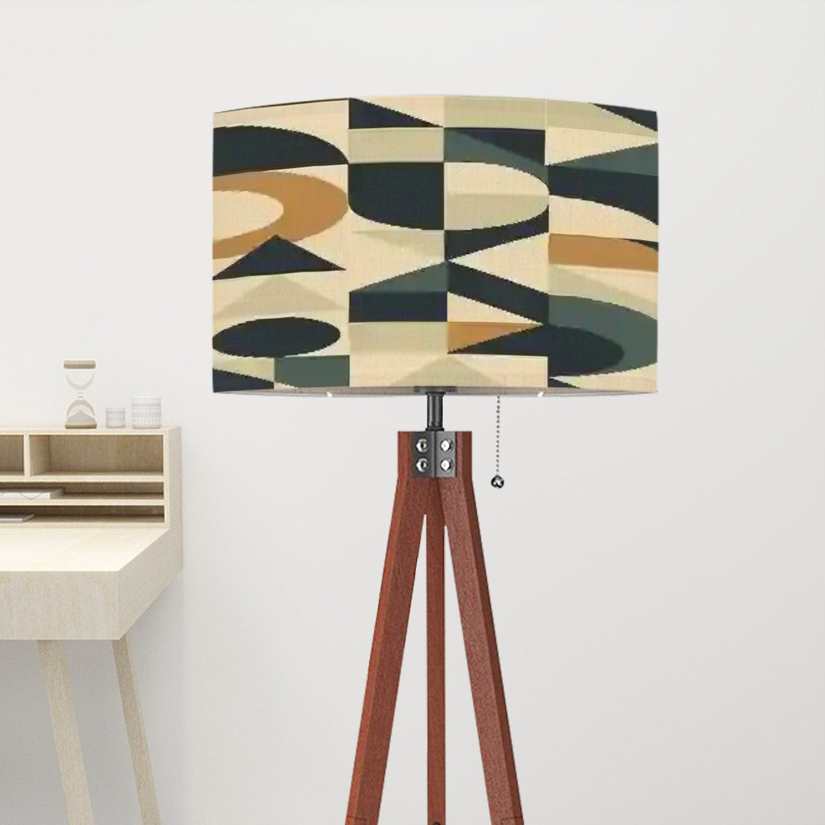 Mid Century Modern Bauhaus Geometric Retro Lamp Shade
