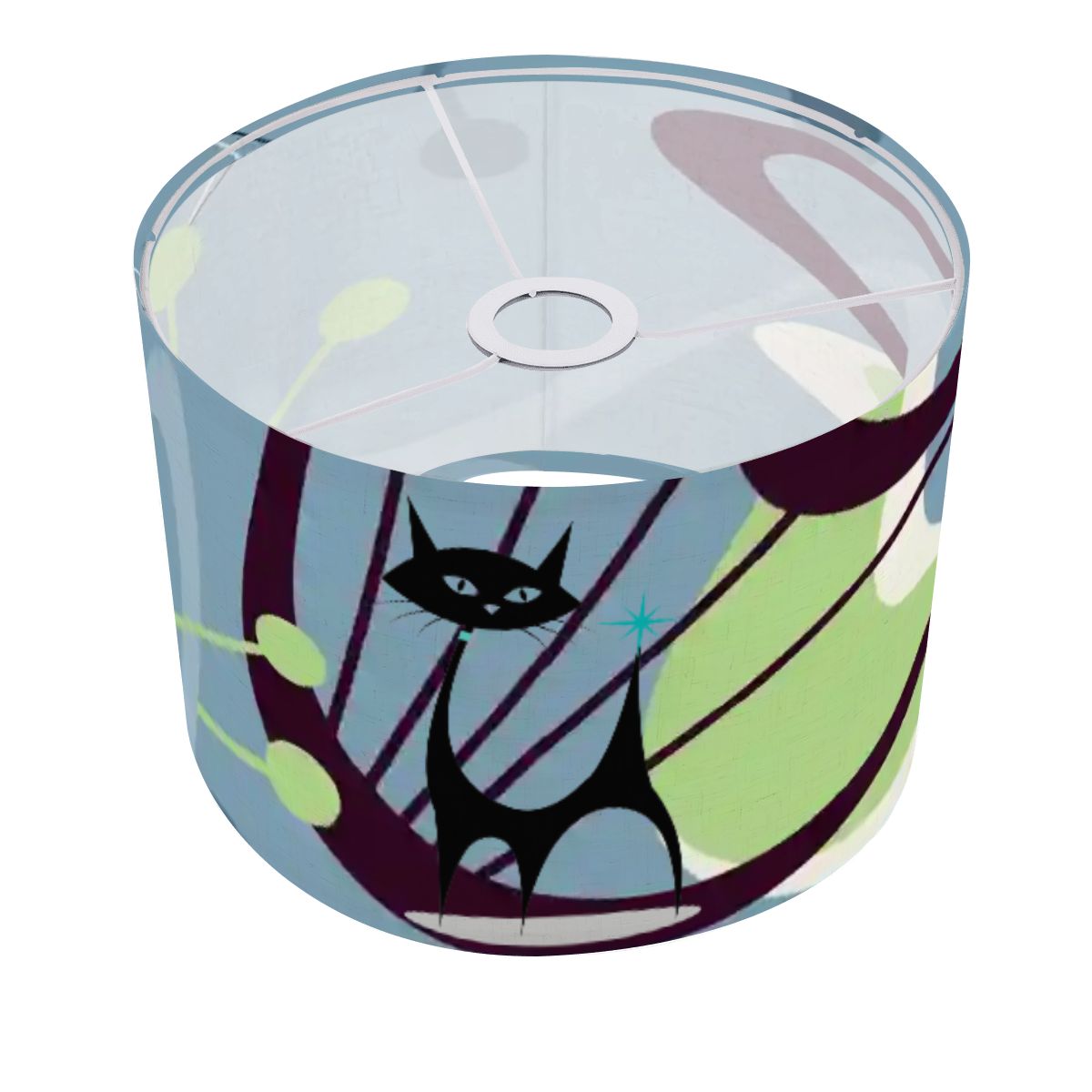 Atomic Cat Mid Century Modern Retro Starburst 50s Lamp Shade