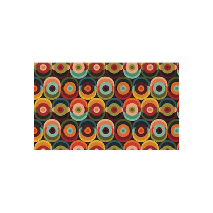 Groovy Retro Orb Mid Century Modern Outdoor Rug