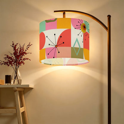 Atomic Starburst Abstract Mid Century Modern Retro Lamp Shade