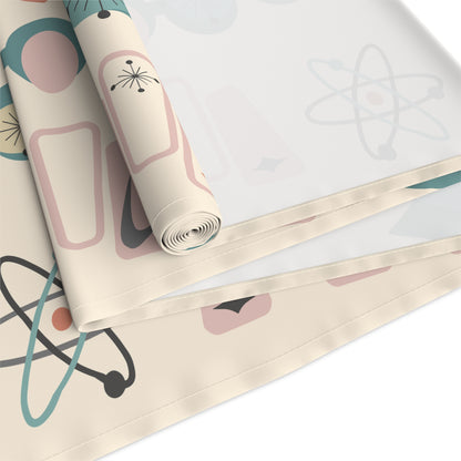 Atomic 1950s Mid Century Modern Retro Table Runner