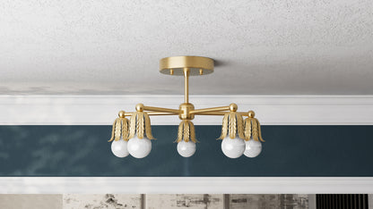 Kate McEnroe New York Baird - Five Light Semi Flush FixtureSemi Flushsku - 43426001879286