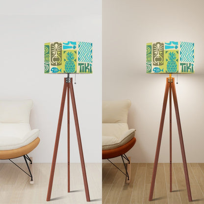 Tiki Polynesian Retro Mid Century Modern Lamp Shade