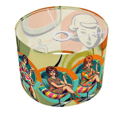 Groovy 60s Vintage Mod Girls Mid Century Modern Retro Lamp Shade
