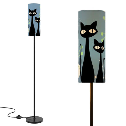 Atomic Cat Boomerang Starburst Slim Floor Lamp, Retro MCM Light