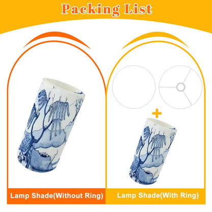 Blue Willow Chinoiserie Lamp Shade