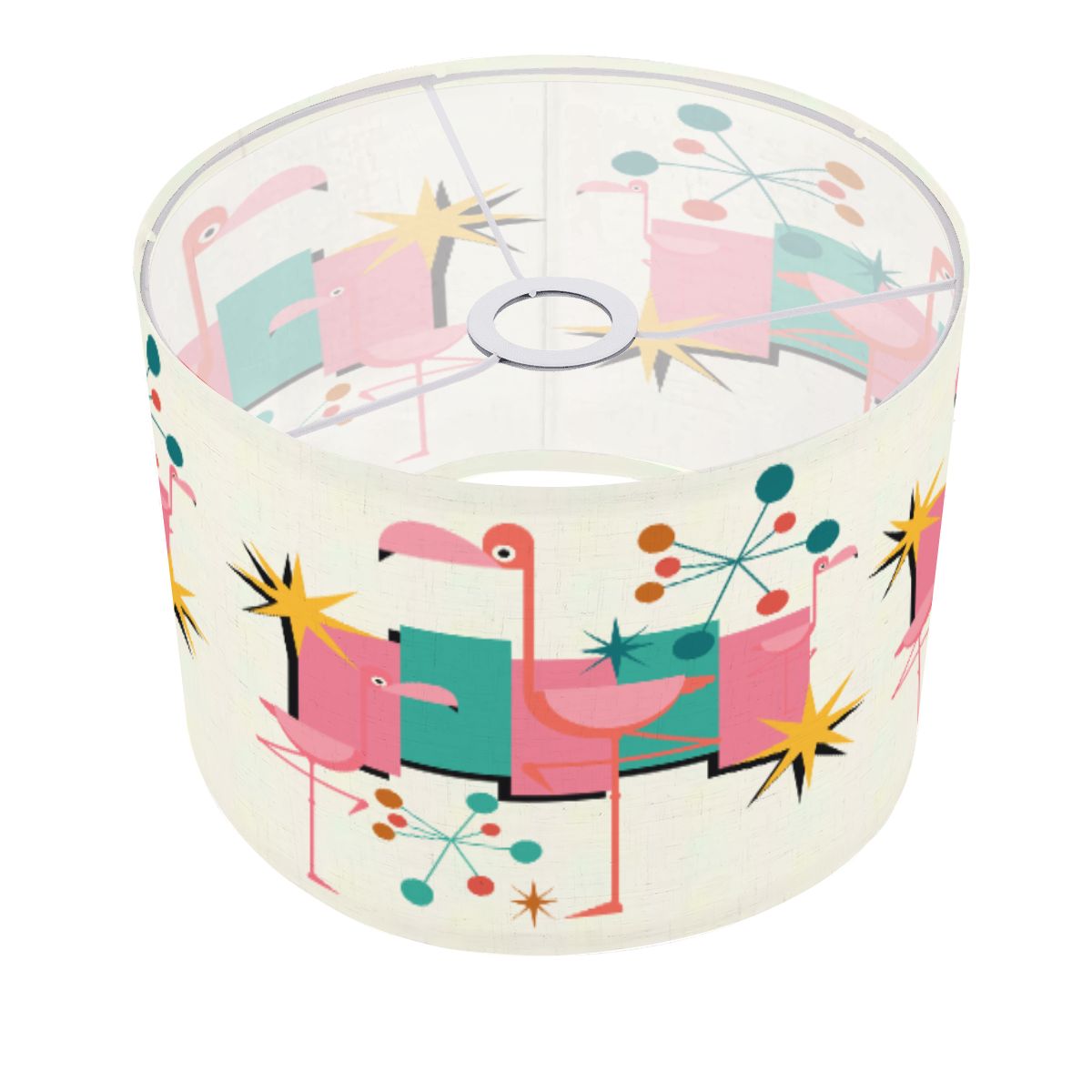 Palm Springs Flamingo 1950s Mid Century Modern Retro Lamp Shade