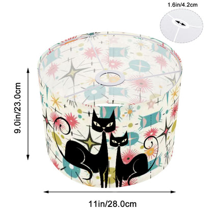 Kitschy Atomic Cat Starburst Mid Century Modern Lamp Shade
