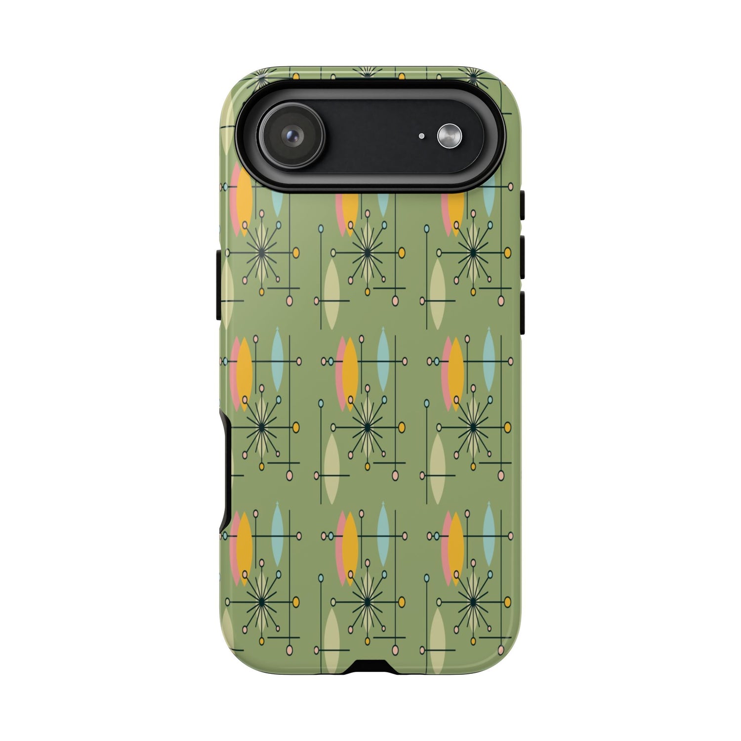 Sputnik Atomic MCM 50s Starburst iPhone Case