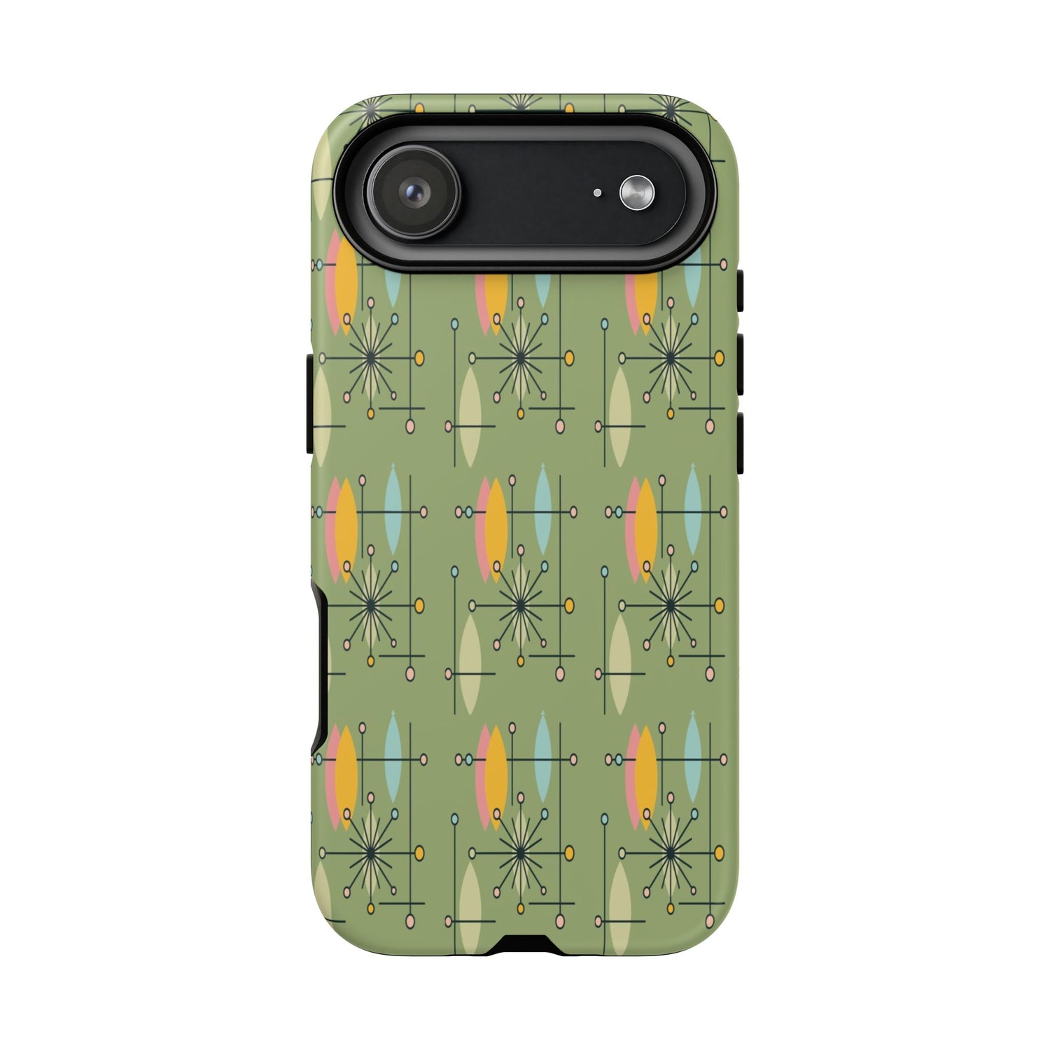Sputnik Atomic MCM 50s Starburst iPhone Case