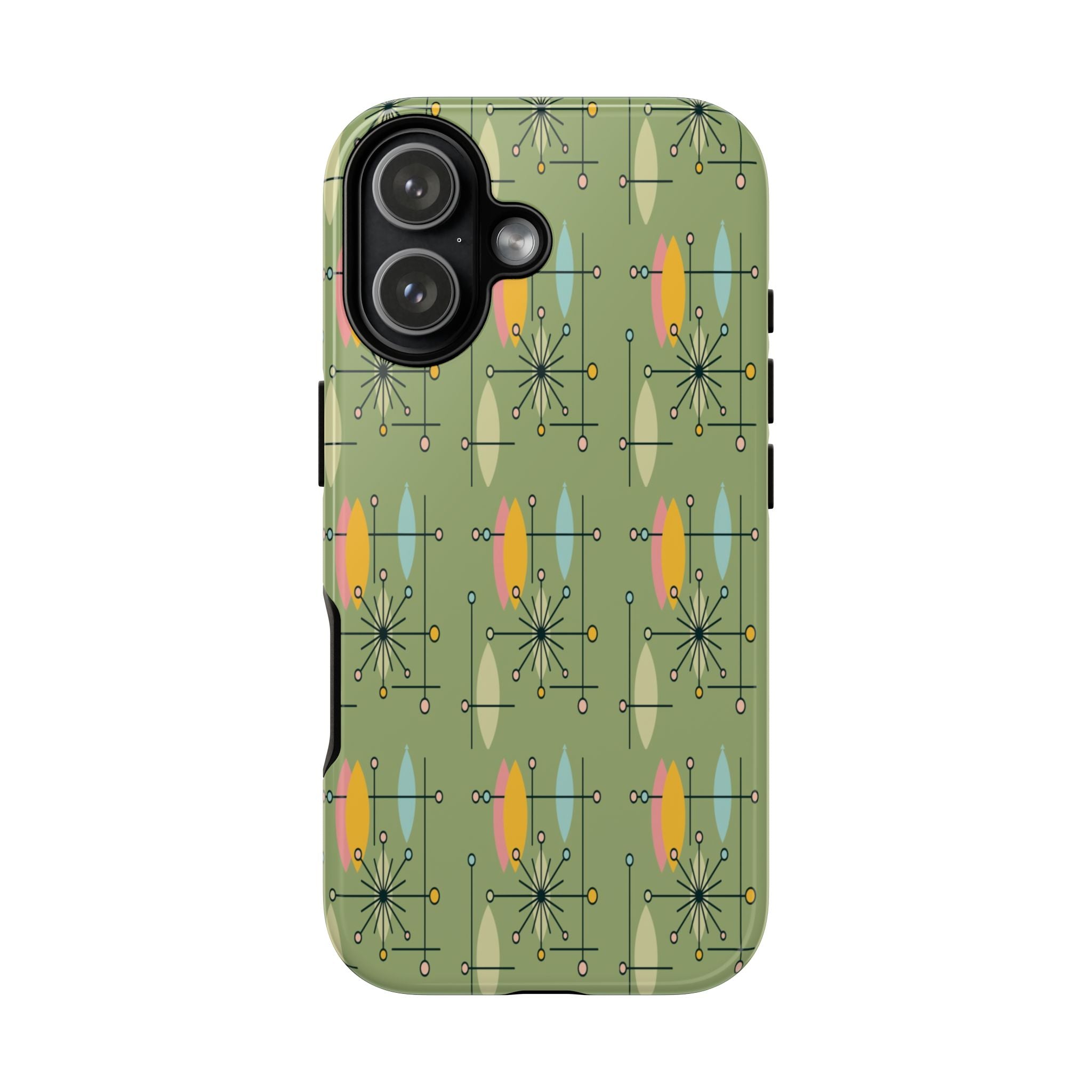 Sputnik Atomic MCM 50s Starburst iPhone Case