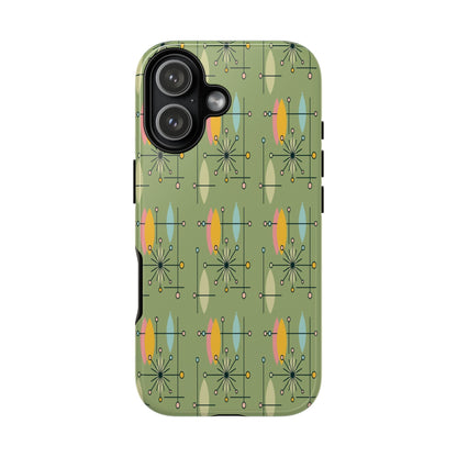 Sputnik Atomic MCM 50s Starburst iPhone Case