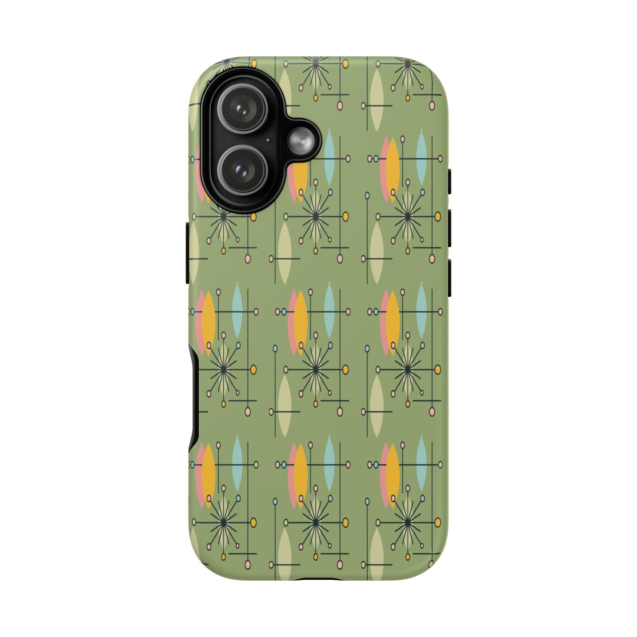Sputnik Atomic MCM 50s Starburst iPhone Case