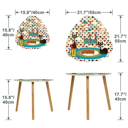 Atomic Cat Cocktail Lounge Danish Nesting Tables, Mid Century Modern Scandinavian Danish Side Tables