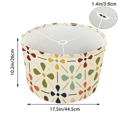 Mid Century Modern Scandinavian Danish Floral Tripod Floor Lamp