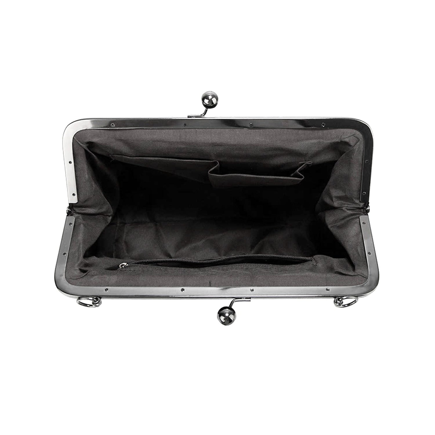 Kate McEnroe New York 1950s Anthropomorphic Poodle Kitsch Cocktail Hour Kiss Lock HandbagCrossbody BagsD3282531