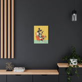 Kate McEnroe New York 1950s Anthropomorphic Poodle Wall Art, Retro Cocktail Kitsch CanvasCanvas Wall Art16615690497031003308