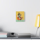 Kate McEnroe New York 1950s Anthropomorphic Poodle Wall Art, Retro Cocktail Kitsch CanvasCanvas Wall Art16615690497031003308