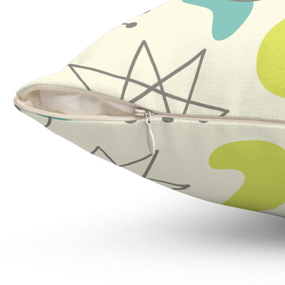 Kate McEnroe New York 1950s Atomic Boomerang Throw PillowThrow Pillows27015502763363855936