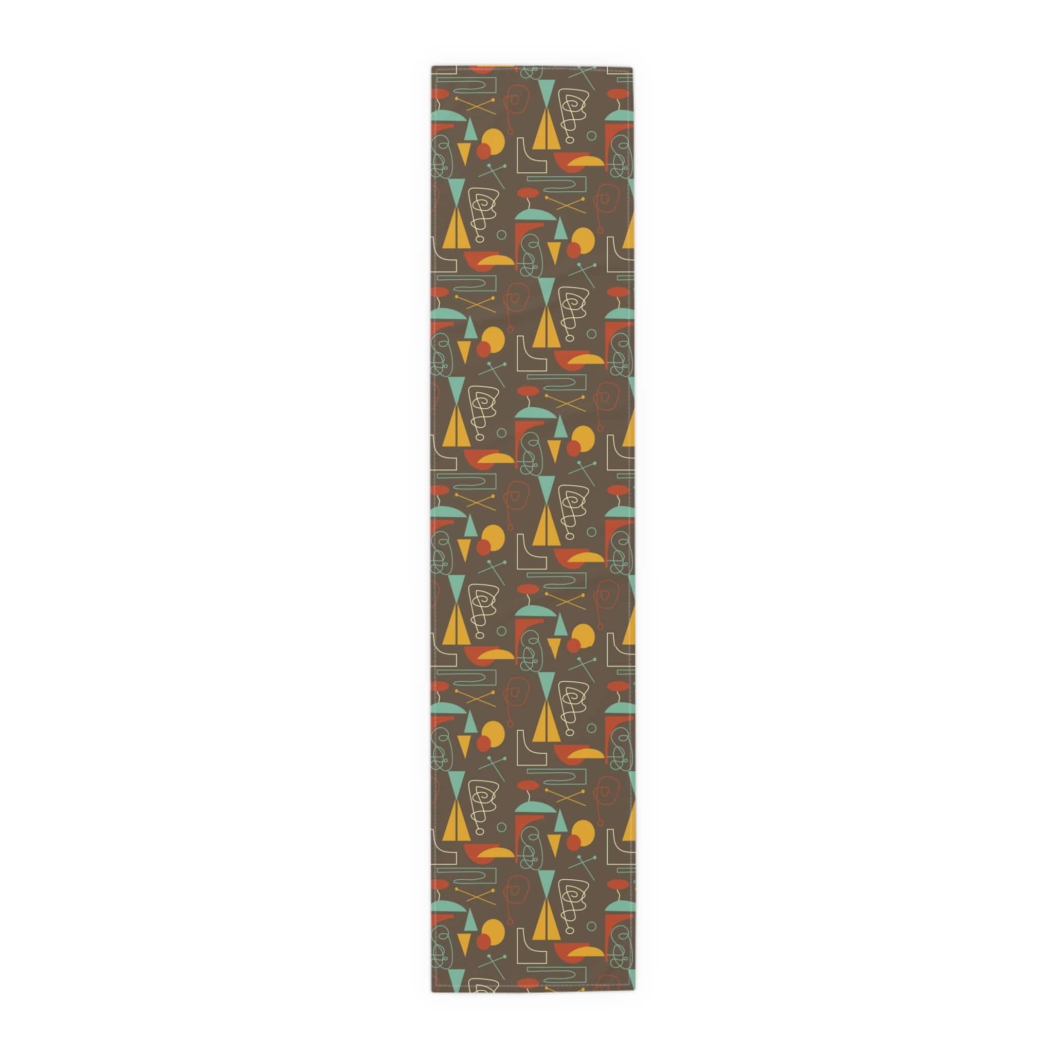 Kate McEnroe New York 1950s Atomic Retro Mid Century Modern Geometric Abstract Table Runner (Cotton, Poly)Table Runners23628200490899828509