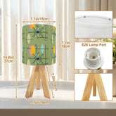 Kate McEnroe New York 1950s Atomic Starburst Mid Century Modern Tripod Table LampTable Lamps5NTTf1vOFZ