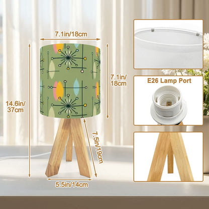 Kate McEnroe New York 1950s Atomic Starburst Mid Century Modern Tripod Table LampTable Lamps5NTTf1vOFZ