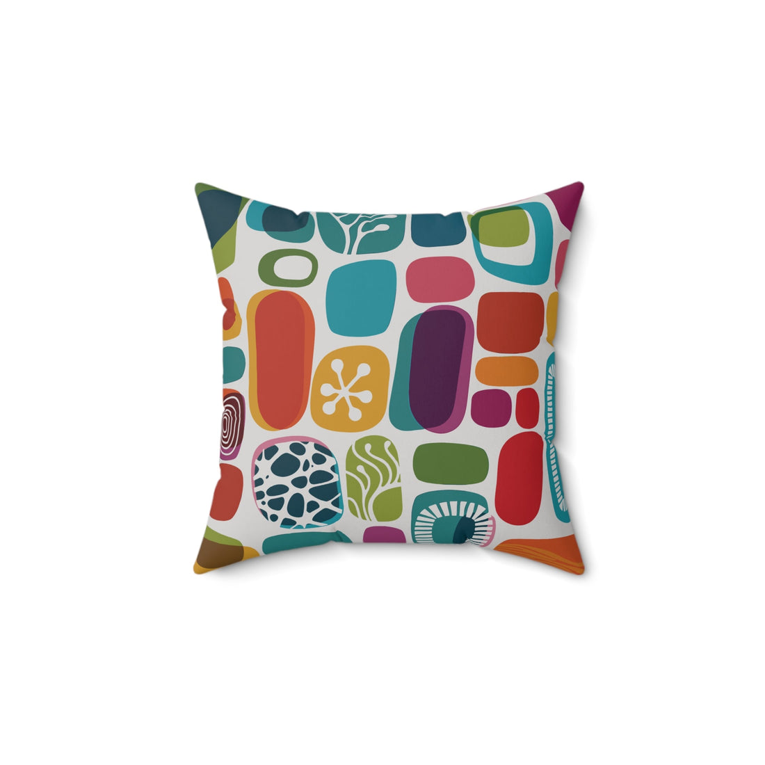 Kate McEnroe New York 1950s Mid Century Modern Amoeba Throw Pillow with InsertThrow Pillows12373005411607306653