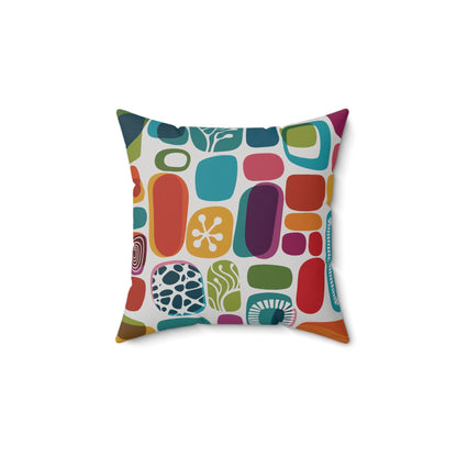 Kate McEnroe New York 1950s Mid Century Modern Amoeba Throw Pillow with InsertThrow Pillows12373005411607306653