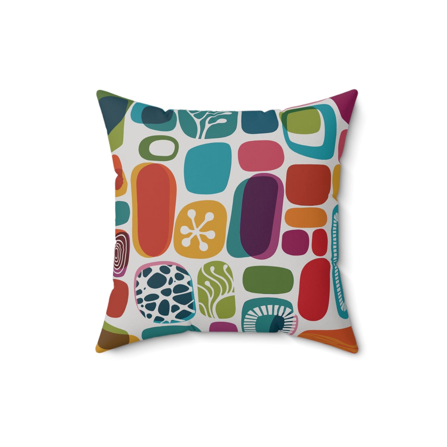 Kate McEnroe New York 1950s Mid Century Modern Amoeba Throw Pillow with InsertThrow Pillows22516841976359679653