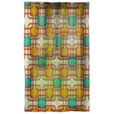 Kate McEnroe New York 1950s Retro Mid Century Modern Geometric Window CurtainsWindow Curtains50x84 - SinglePanel