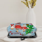Kate McEnroe New York 1950s Retro Vintage Christmas Card Art Coin Purse, Mid Century Modern Kisslock WalletCoin PursesemSCwJ5J0j