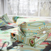 Kate McEnroe New York 1950s Retro Vintage Christmas Wrapping Paper, Mid Century Modern Retro Green, Red, Women, Ladies, Housewives Holiday Gift WrapWrapping Paper28094235384764119891