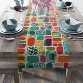 Kate McEnroe New York 1960s Mid Century Modern Retro Amoeba Table RunnerTable Runners73756753187911685055