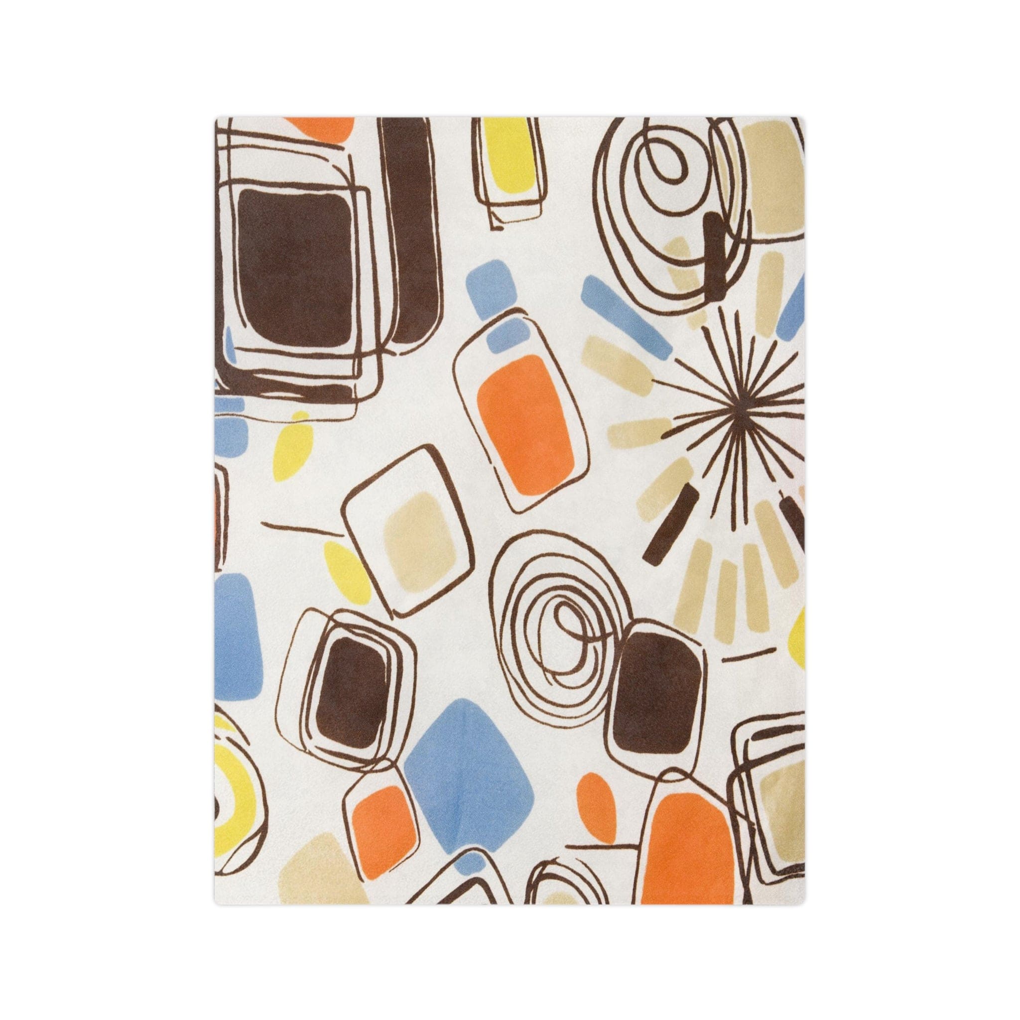 Kate McEnroe New York 1960s Mid Century Modern Retro Vintage Geometric Abstract BlanketBlankets93458108030196853094