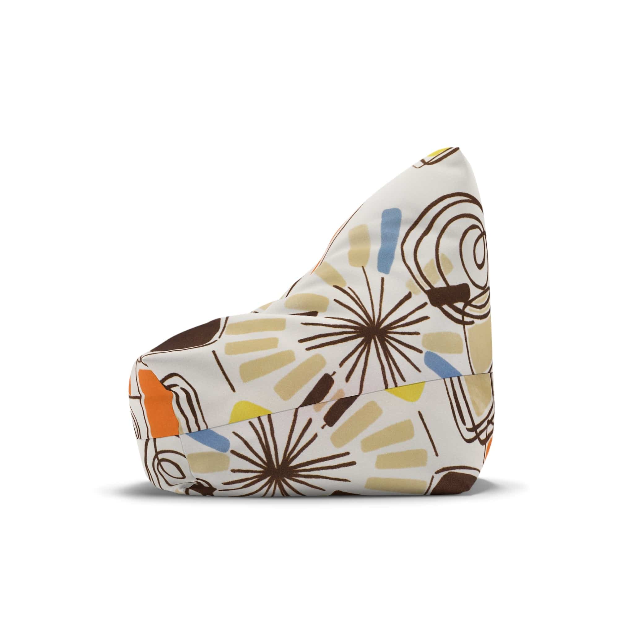 Kate McEnroe New York 1960s Mid Mod Retro Vintage Geometric Abstract Bean Bag Chair CoverBean Bag Chair Covers13103427314597615271