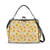 Kate McEnroe New York 1970s Groovy Hippie Retro Flower Power Kisslock Crossbody BagCrossbody BagsD3187440