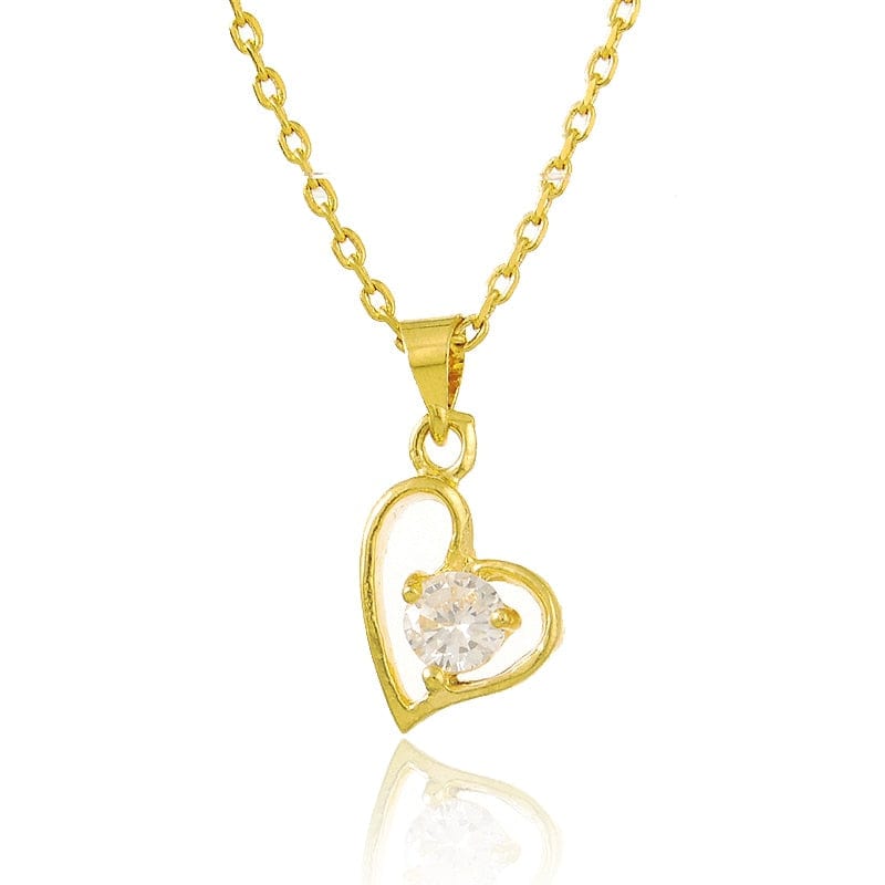 Kate McEnroe New York 24K Gold Plated Heart Necklace Necklaces 2 50088097-2