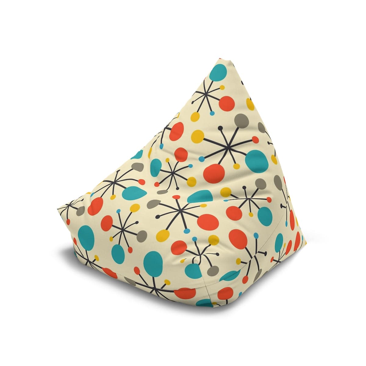 Kate McEnroe New York 50s Mid Century Modern Atomic Retro Starburst Bean Bag Chair CoverBean Bag Chair Covers10648218603201457033
