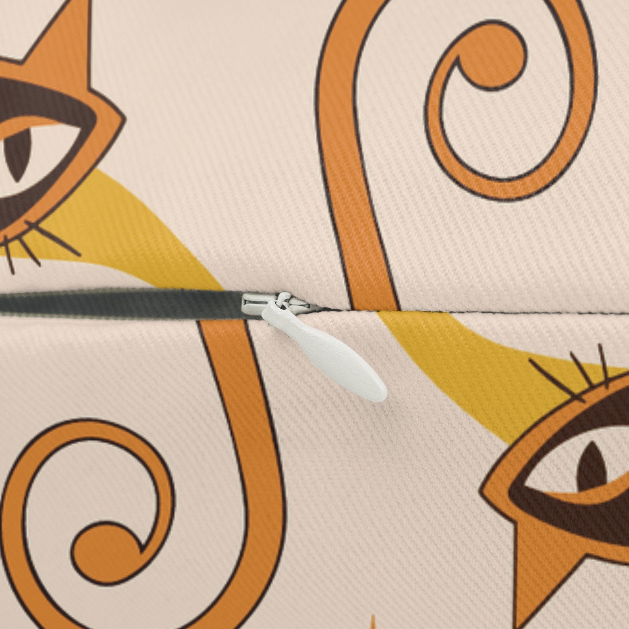 Kate McEnroe New York 50s Sputnik Atomic Cat Lumbar Pillow, Retro Mid Century Modern, Vintage Living Room, Bedroom Decor, Unique Kitty DesignLumbar Pillows48191531693263402090