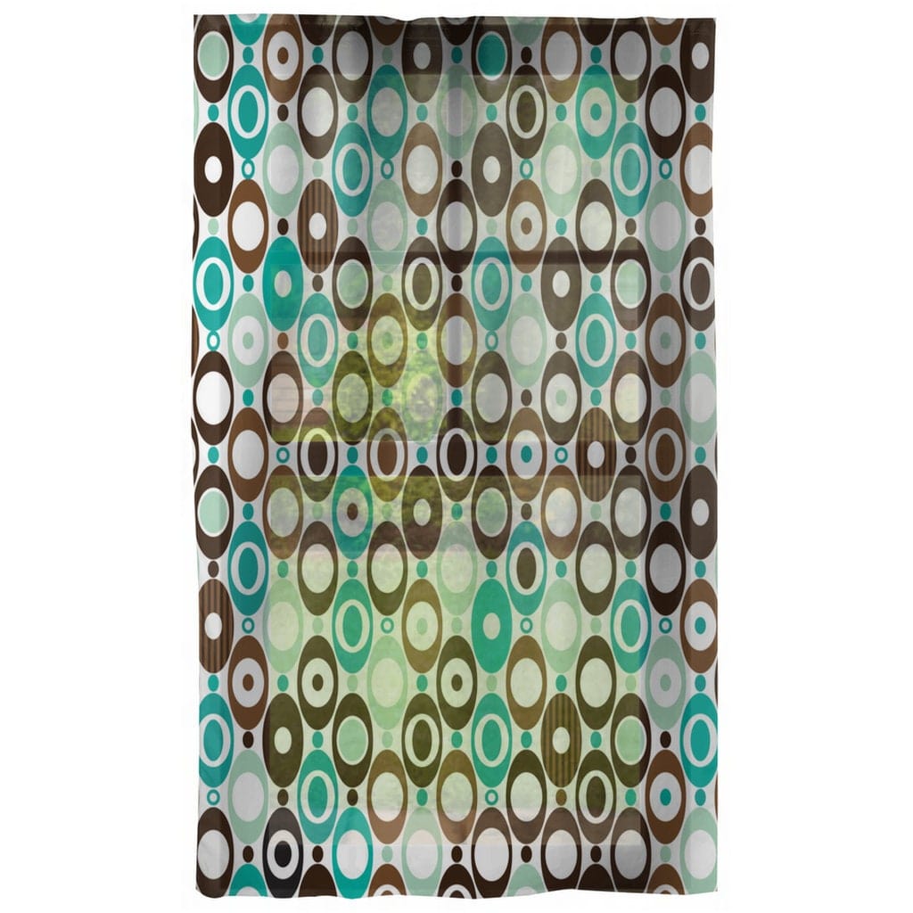 Kate McEnroe New York 60s 70s Mid Century Modern Window CurtainsWindow Curtains50x84 - SinglePanel