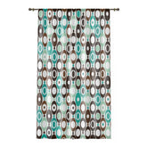 Kate McEnroe New York 60s 70s Mid Century Modern Window CurtainsWindow Curtains50x84 - SinglePanel