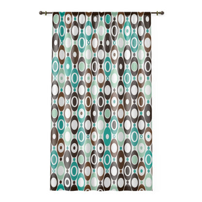 Kate McEnroe New York 60s 70s Mid Century Modern Window CurtainsWindow Curtains50x84 - SinglePanel