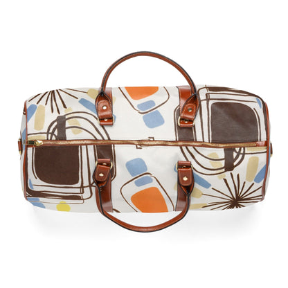 Kate McEnroe New York 60s Mid Mod Geometric Abstract Travel Bag Travel Bags One Size D2819696