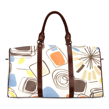Kate McEnroe New York 60s Mid Mod Geometric Abstract Travel Bag Duffel Bags One Size D2819696